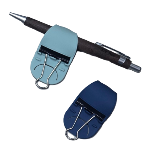 더블 클립 펜루프 로고형